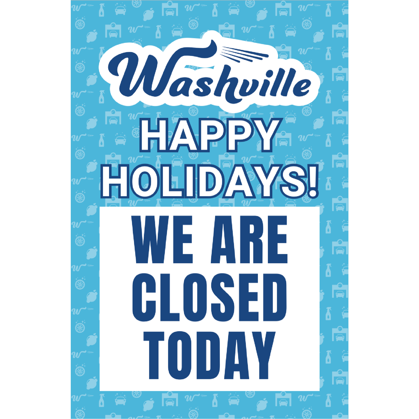 Windmaster Insert - Holiday Closed
