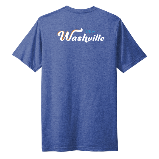 NL6200 Next Level Apparel® Adult Poly/Cotton Tee (Royal) DTF