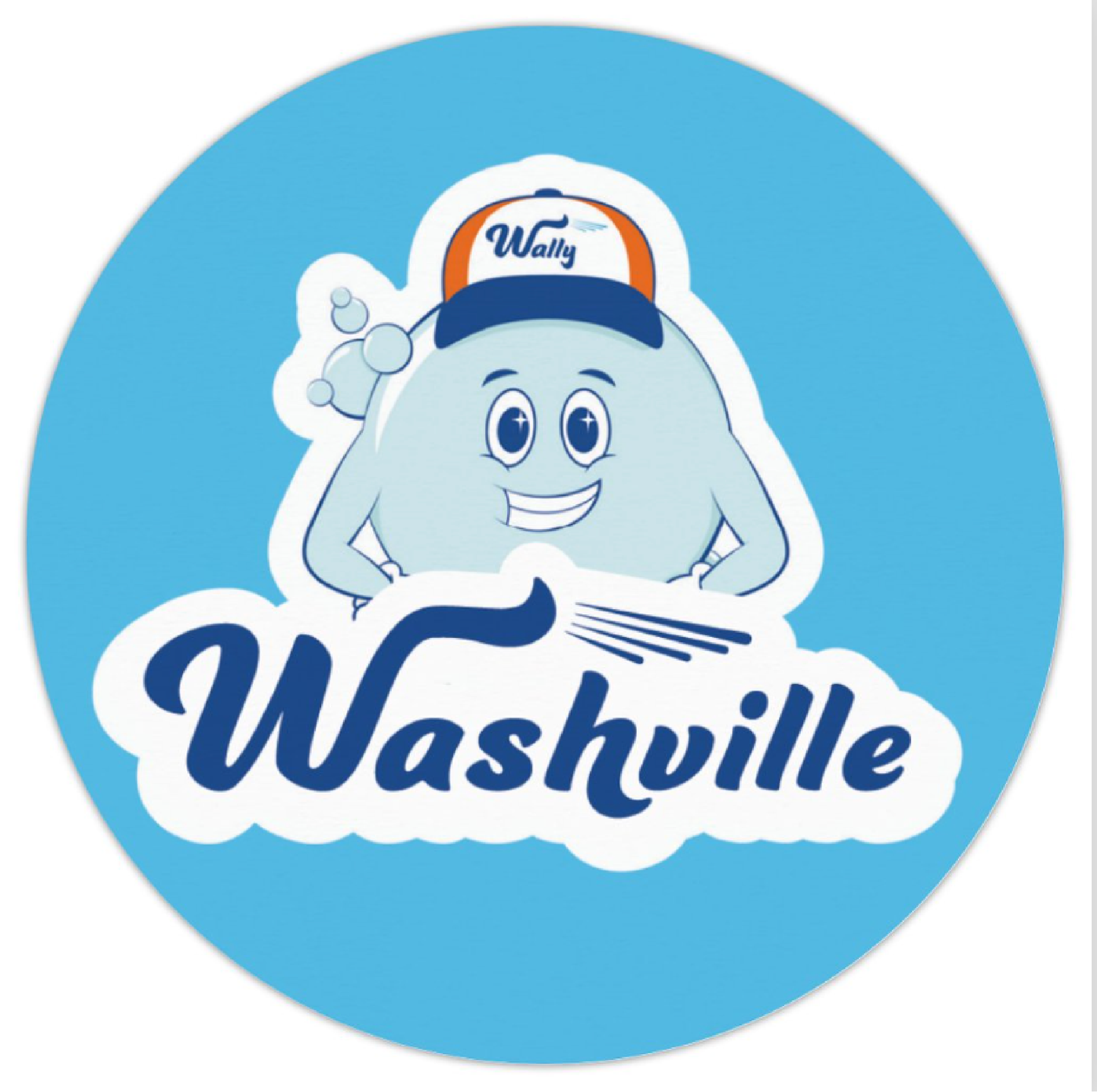 Wally Washville Sticker