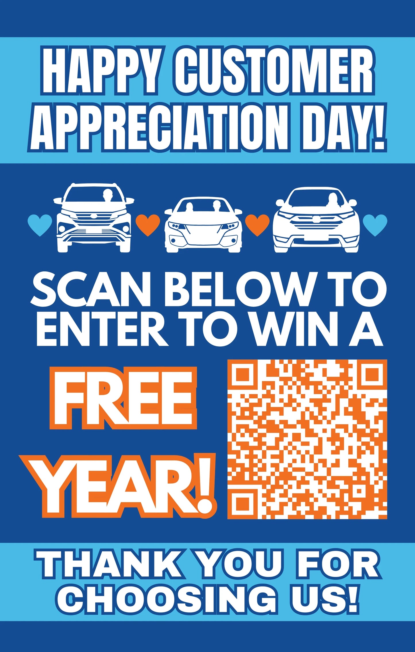 Windsign Insert - Customer Appreciation Day