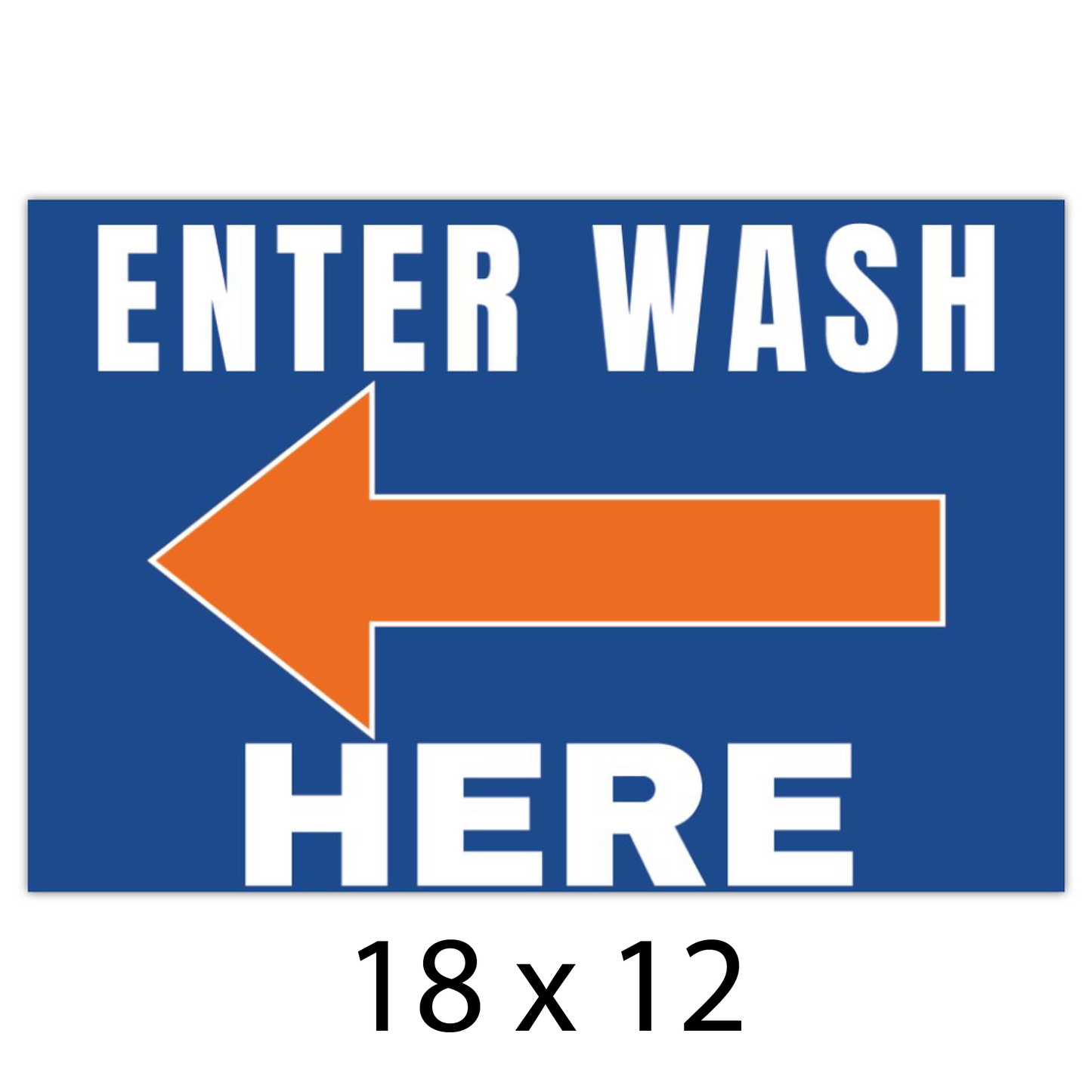 Enter Wash Left 18x12