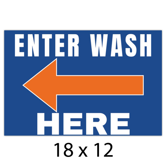 Enter Wash Left 18x12