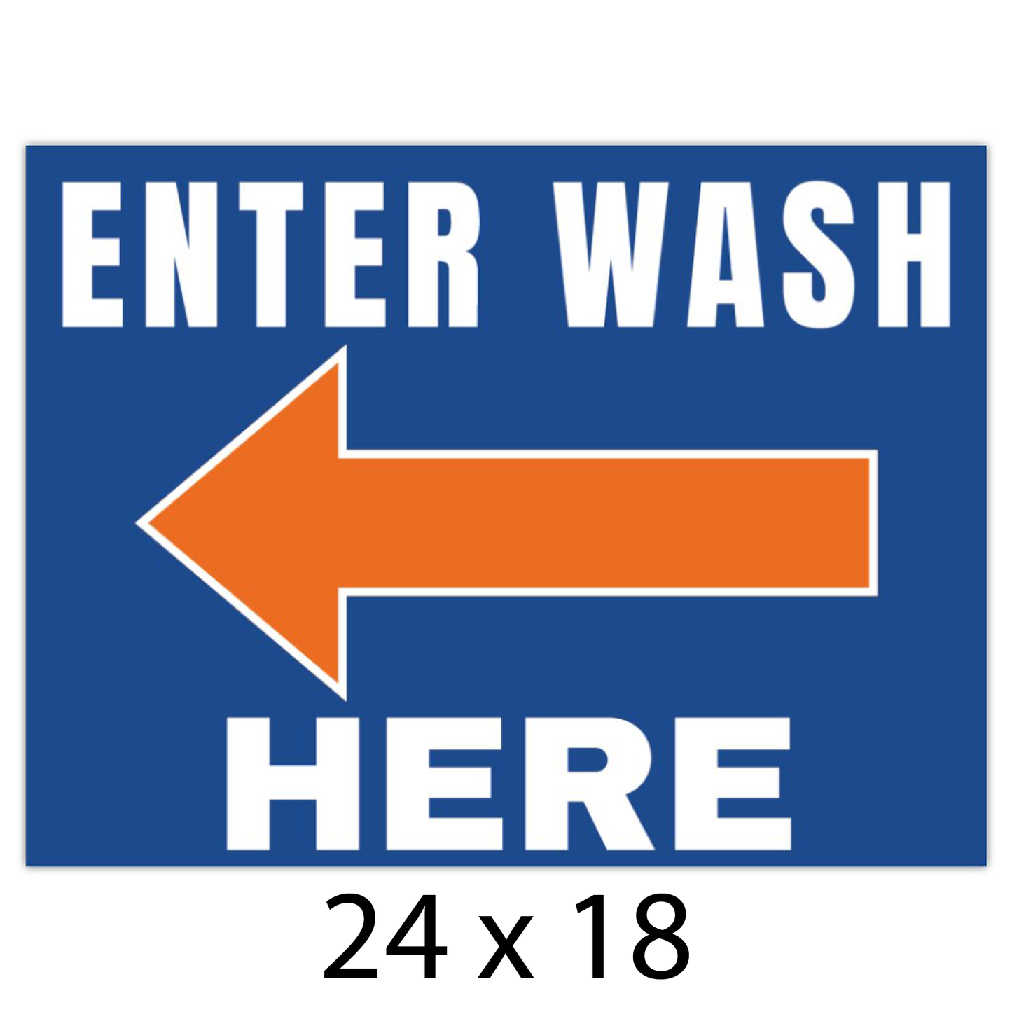 Enter Wash Left 24x18