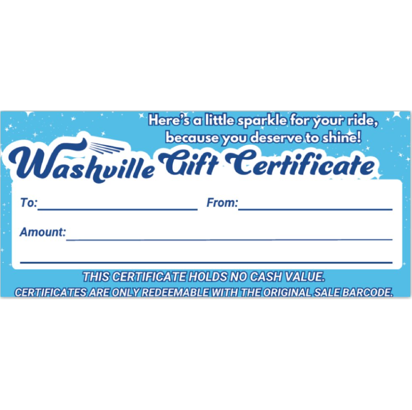 Holiday Gift Certificate