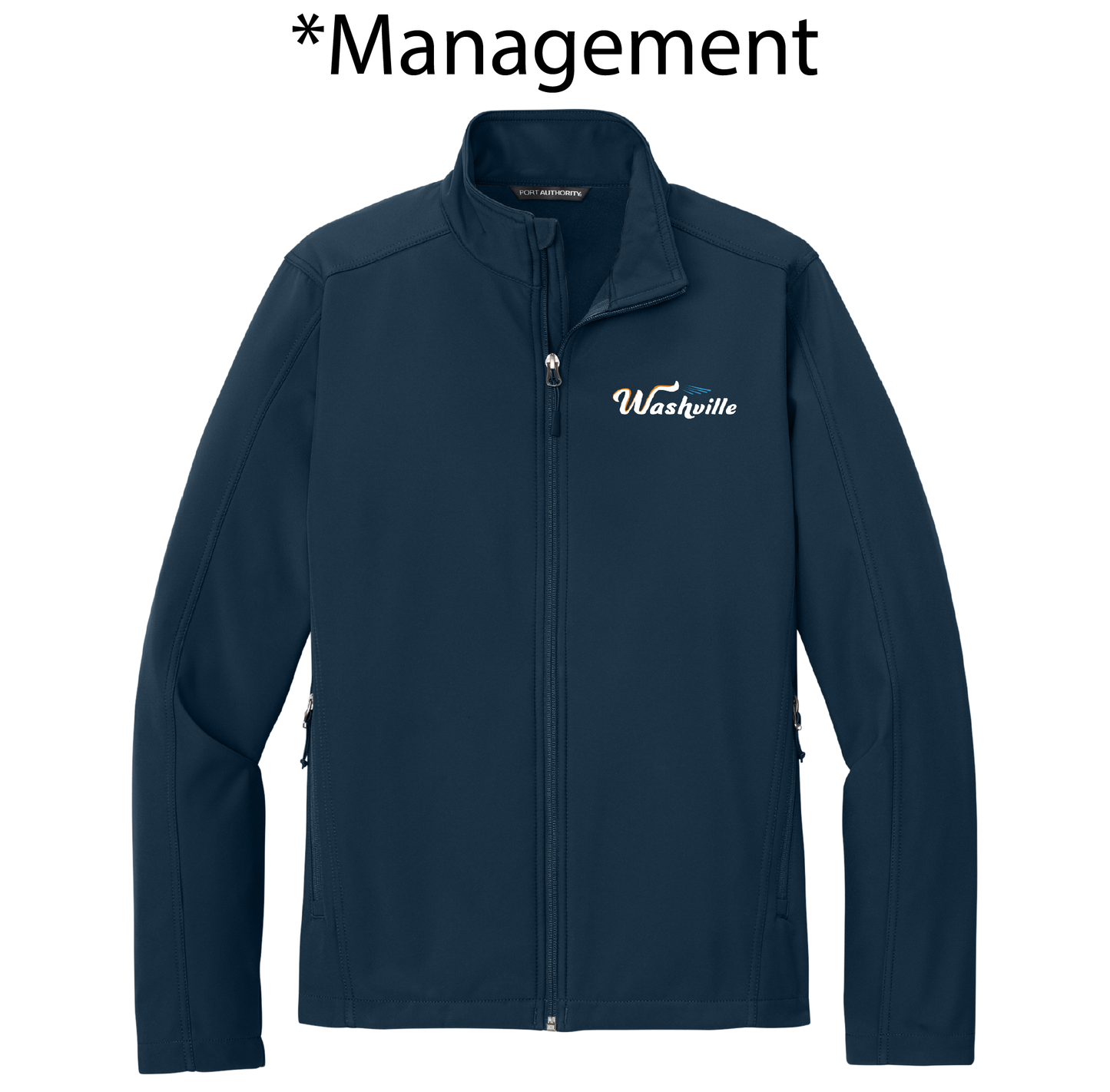 J317 Port Authority® Core Soft Shell Jacket EMB (Navy)