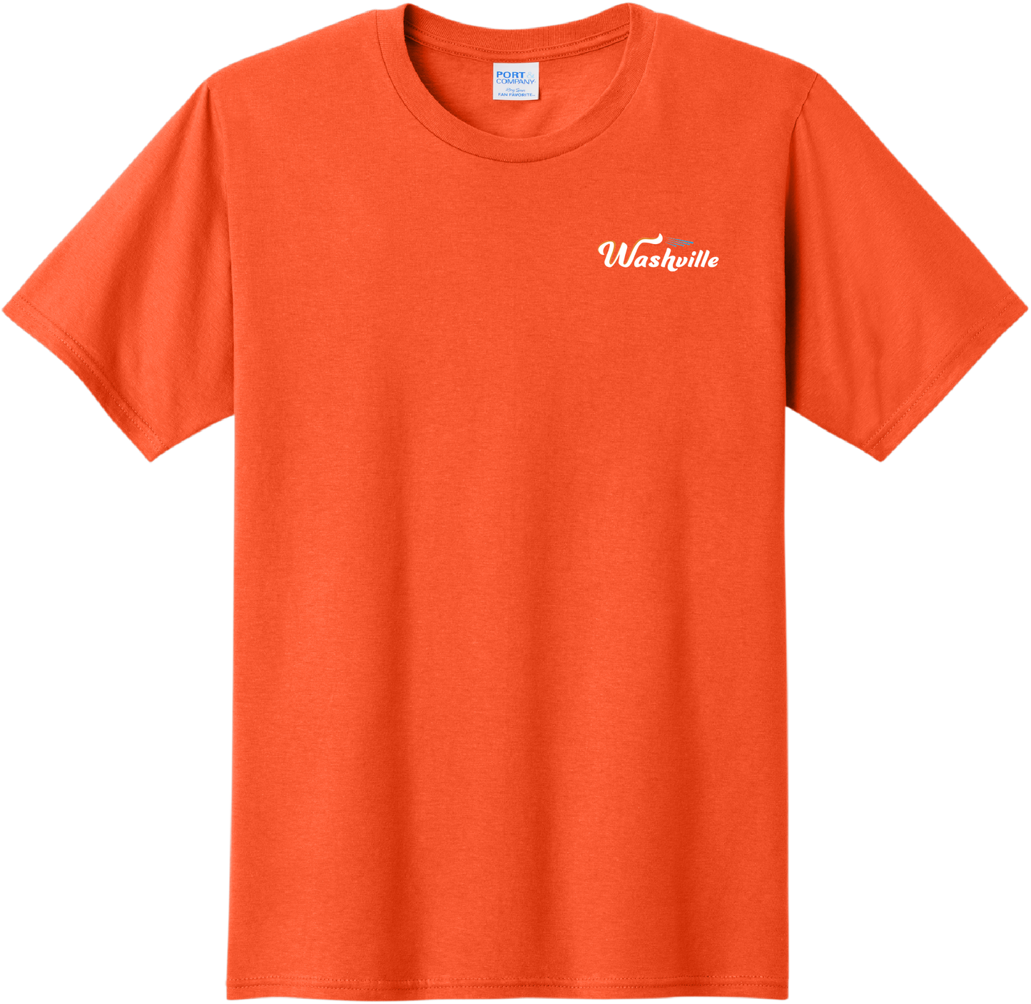 PC450 Port & Co® Fan Favorite® Tee Orange Construction Tee DTF
