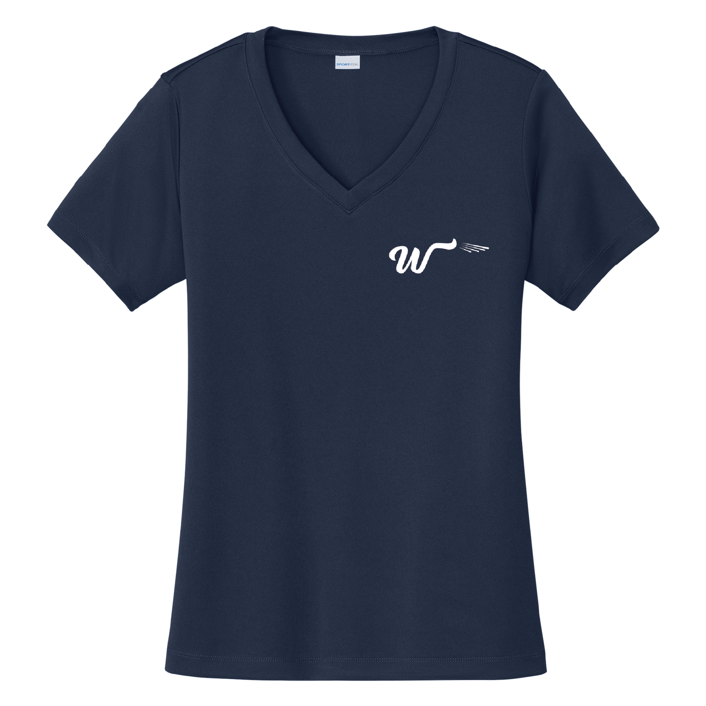 LST353  Sport-Tek® Women's PosiCharge® Competitor™ V-Neck Tee (Navy) DTF
