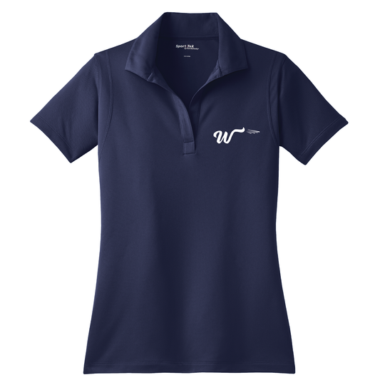 LST650 Sport-Tek® Women's Micropique Sport-Wick® Polo (Navy) Embroidery