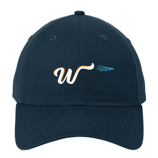 NE201  New Era® Adjustable Unstructured Cap (Deep Navy) Embroidery