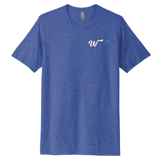 NL6200 Next Level Apparel® Adult Poly/Cotton Tee (Royal) DTF