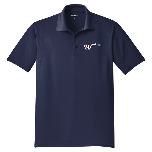 ST650 Sport-Tek® Micropique Sport-Wick® Polo Navy Embroidery