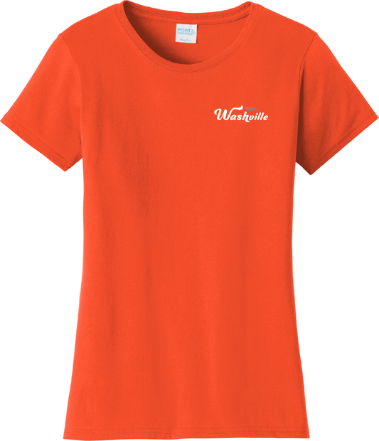 LPC450 Port & Co® Women's Fan Favorite® Tee Orange Construction Tee DTF