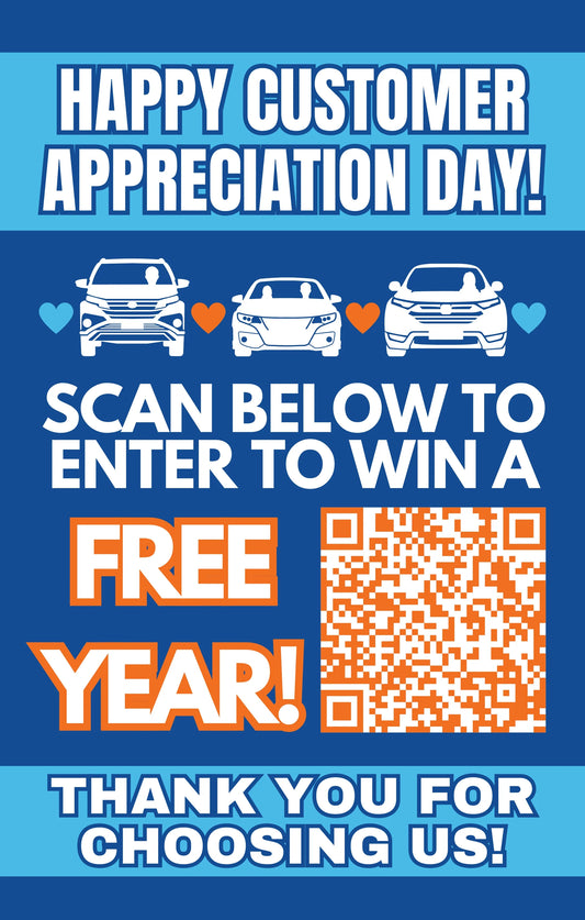 Windsign Insert - Customer Appreciation Day