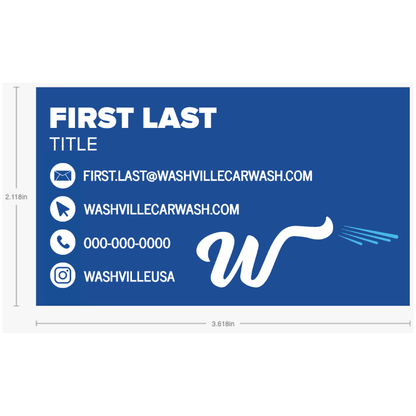 Navy Business Cards