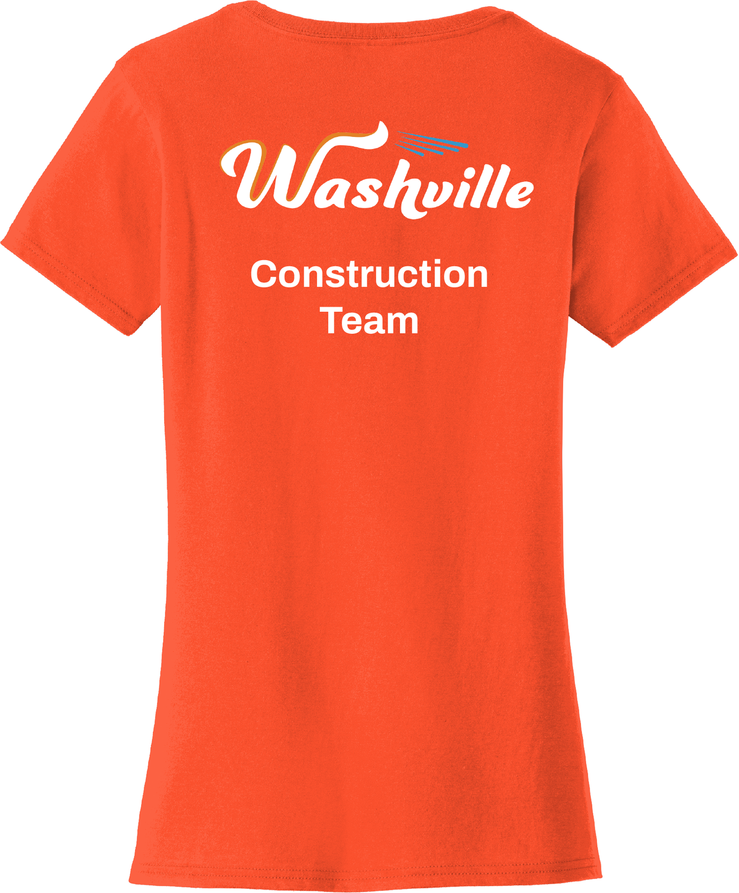 LPC450 Port & Co® Women's Fan Favorite® Tee Orange Construction Tee DTF